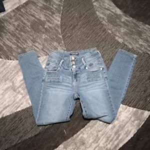 Women's polo jeans these have wear no holes lots of wear left skinny high waist